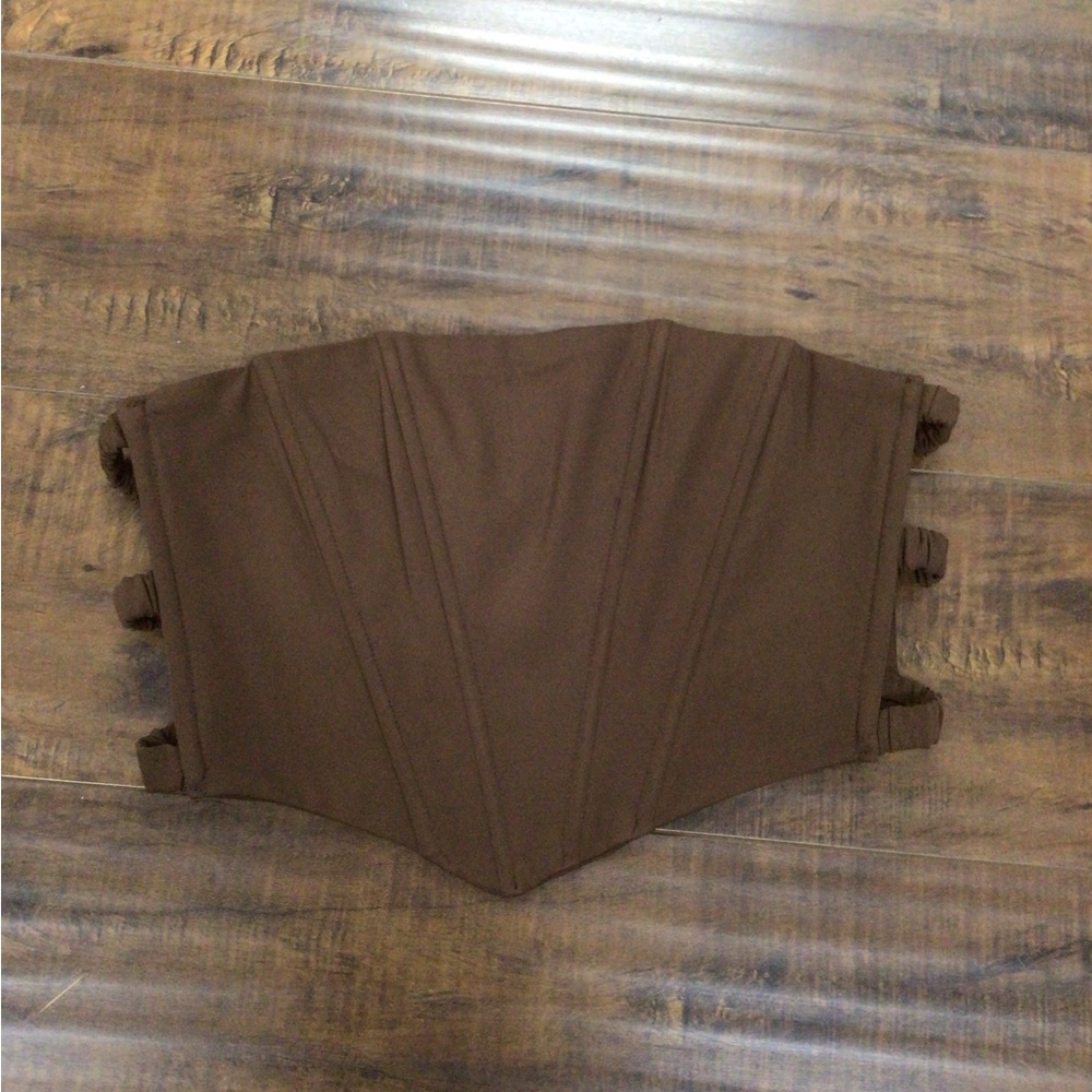 Princess Polly Strapless Brown Corset Top